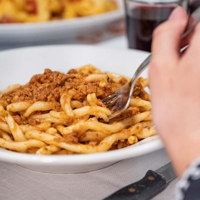 strozzapreti al ragù
